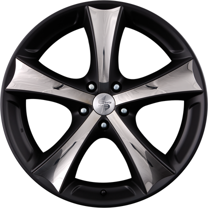 Etabeta Tettsut X Black Matt Inox-Inlays Alufelge 9x20 Zoll ET45 LK 5x120 ML72.6