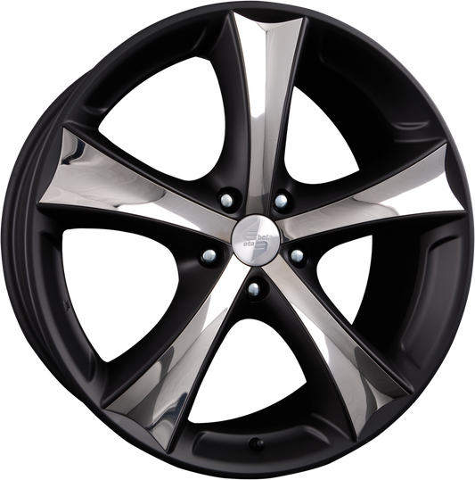 Etabeta Tettsut X Black Matt Inox-Inlays Alufelge 9x20 Zoll ET45 LK 5x120 ML72.6 – Bild 2