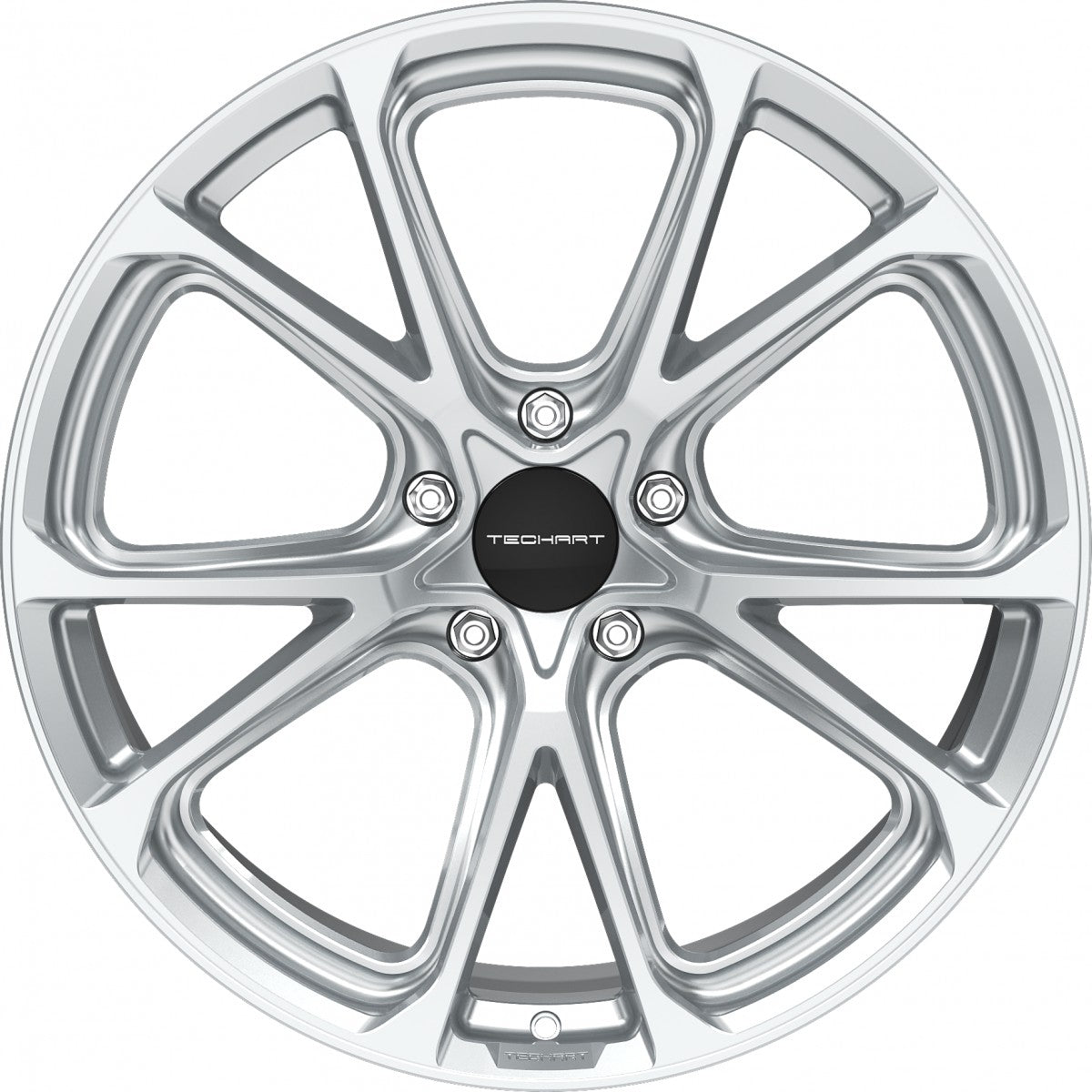 Proline Techart Formula VI arctic silver Alufelge 9.5x21 Zoll ET60 LK 5x130 ML71.5 – Bild 2