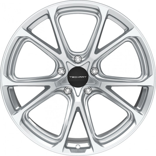 Proline Techart Formula VI arctic silver Alufelge 9.5x21 Zoll ET60 LK 5x130 ML71.5 – Bild 2