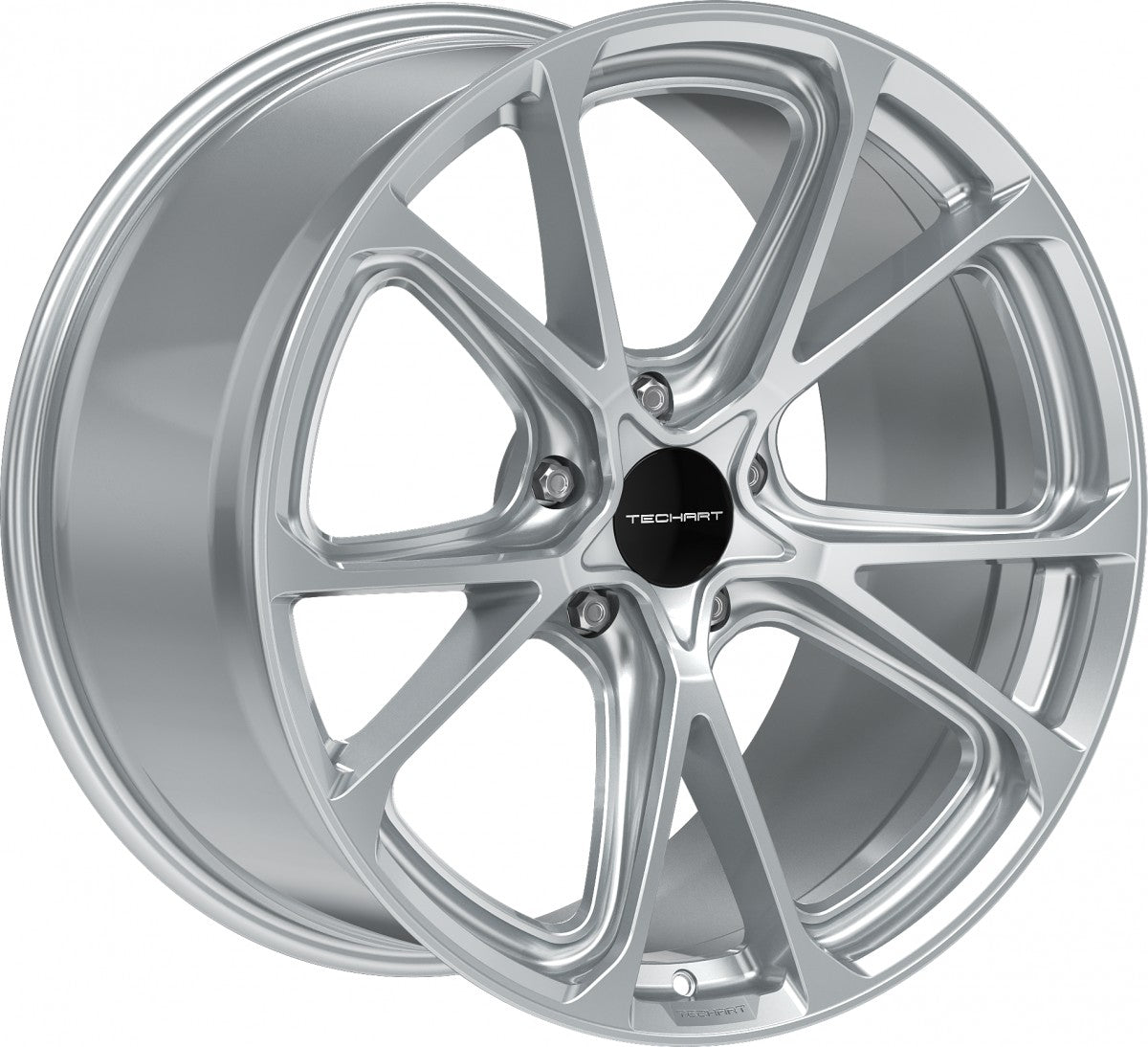 Proline Techart Formula VI arctic silver Alufelge 9.5x21 Zoll ET60 LK 5x130 ML71.5 – Bild 3