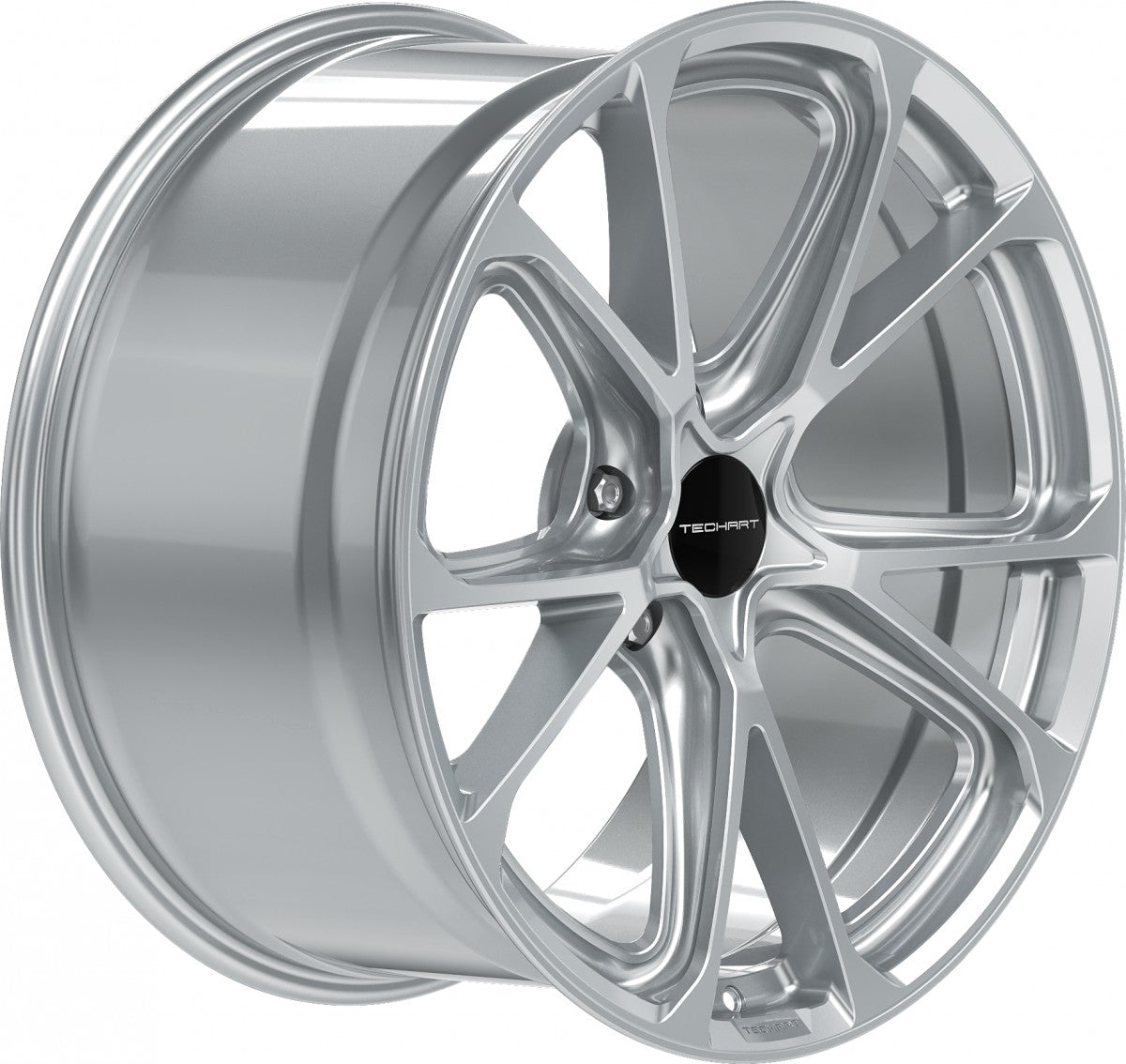 Proline Techart Formula VI arctic silver Alufelge 9.5x21 Zoll ET60 LK 5x130 ML71.5 – Bild 4