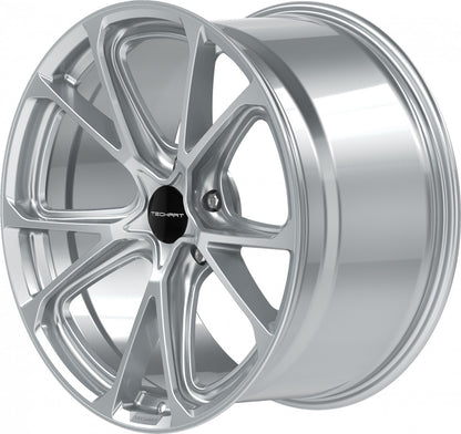 Proline Techart Formula VI arctic silver Alufelge 9.5x21 Zoll ET60 LK 5x130 ML71.5 – Bild 9