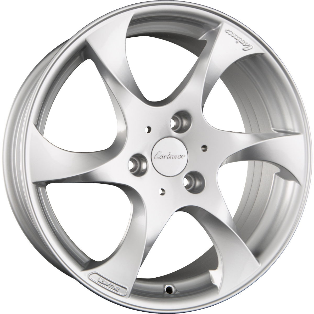Lorinser Speedy Silber Alufelge 7x17 Zoll ET40 LK 4x100 ML60.1 – Bild 2