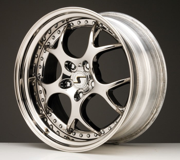 SchmidtRevolution VN-Line DurChrom mit 3,5 Zoll Radinox Stufenbetten Alufelge 9.5x20 Zoll ET22 LK 5x112 ML54.1