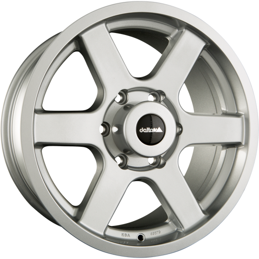 DELTA 4x4 Avventura Silver Matt Alufelge 8.5x17 Zoll ET40 LK 6x139.7 ML110 – Bild 2