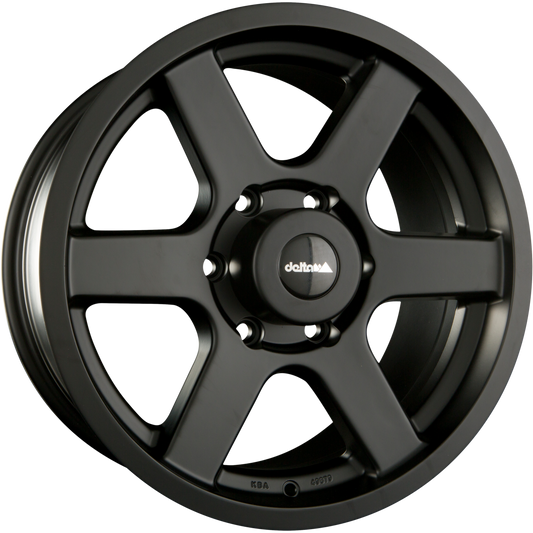 DELTA 4x4 Avventura Black Matt Alufelge 8.5x17 Zoll ET40 LK 5x120 ML65.1 – Bild 2
