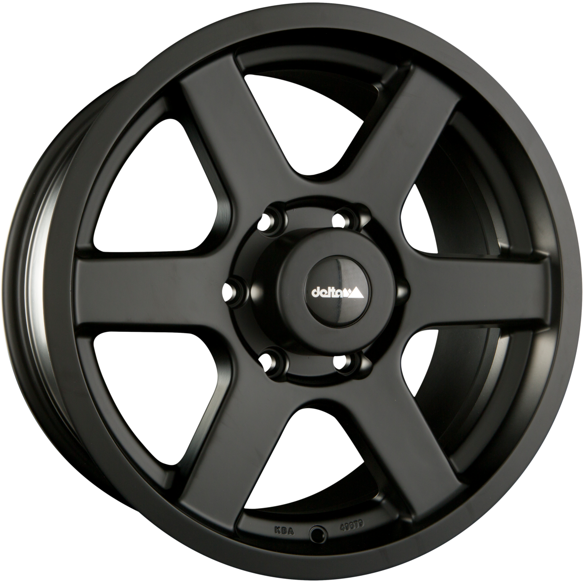 DELTA 4x4 Avventura Black Matt Alufelge 8.5x17 Zoll ET40 LK 5x120 ML65.1 – Bild 2