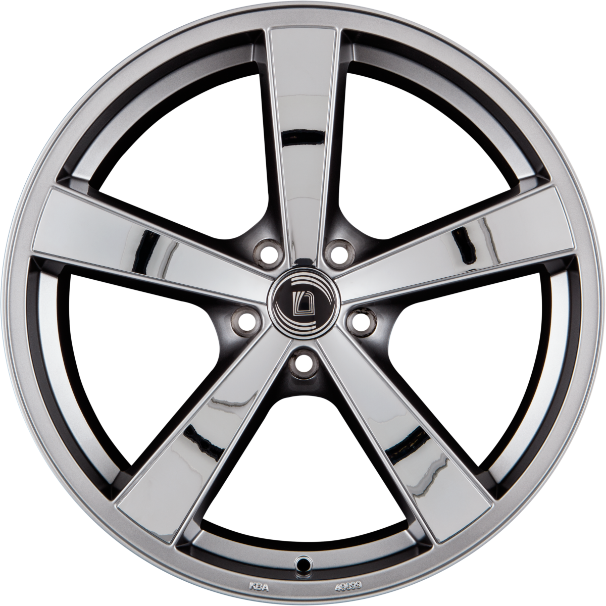 Diewe Trina platininox Alufelge 8.5x19 Zoll ET45 LK 5x108 ML72 – Bild 3