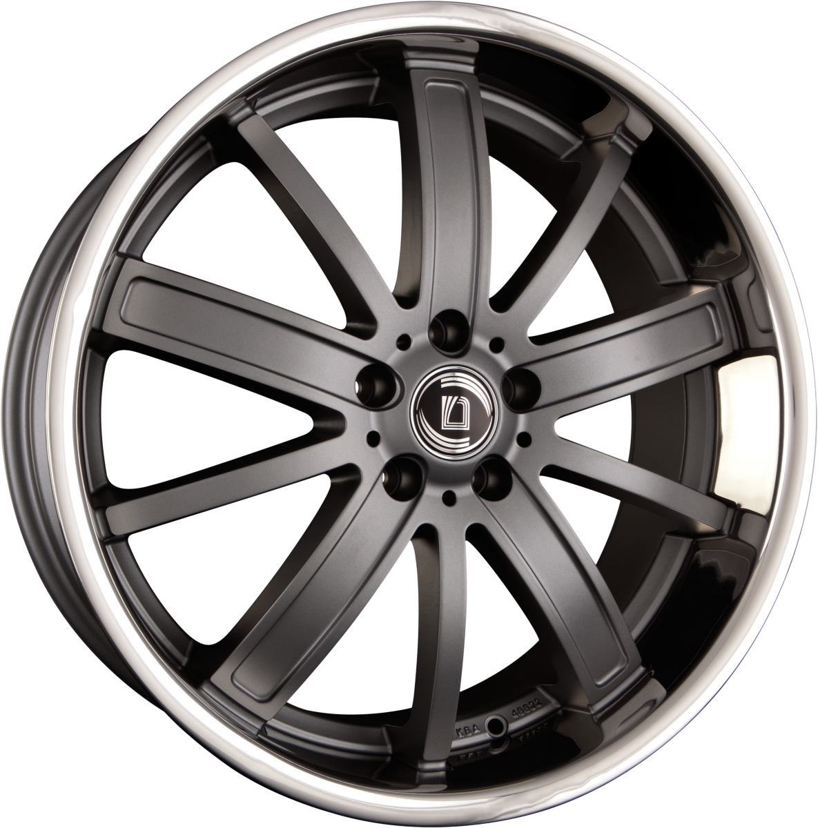 Diewe Sogno PLATIN - Platin Matt Alufelge 8x18 Zoll ET45 LK 5x108 ML72 – Bild 2