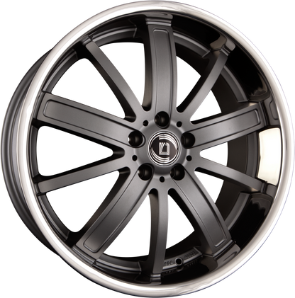 Diewe Sogno PLATIN - Platin Matt Alufelge 8x18 Zoll ET45 LK 5x108 ML72 – Bild 2