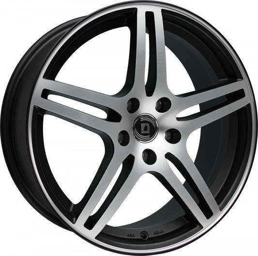 Diewe Chinque nero machined 8x17 ET39 - LK5/112 ML66.6