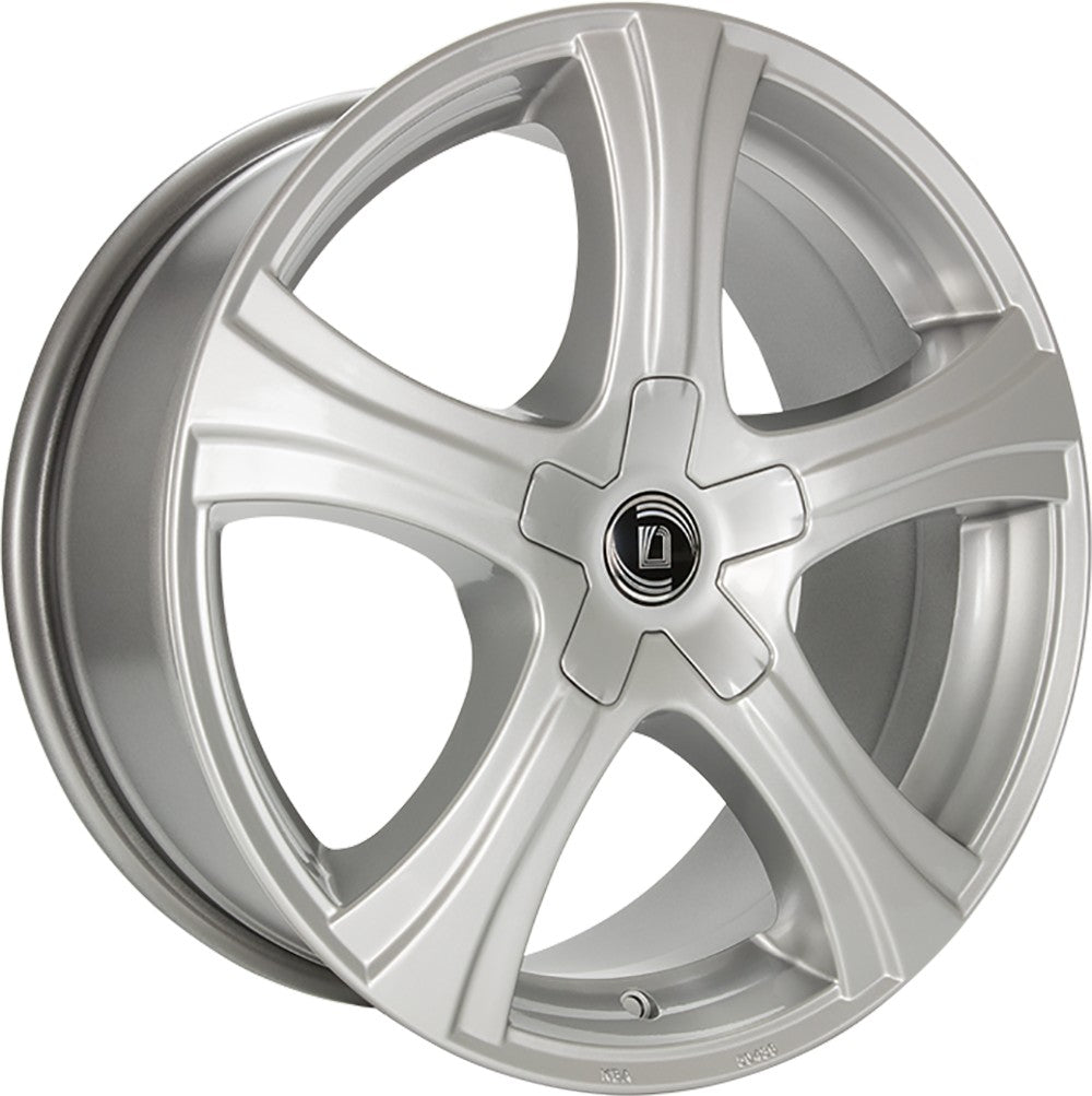 Diewe Barba argento silber 8x18 ET45 - LK5/120 ML72.6