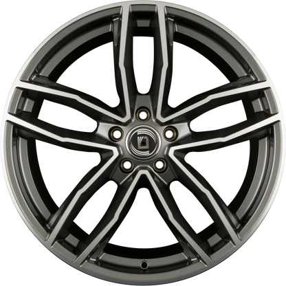 Diewe Wheels Alito PLATIN S MACHINED - Anthrazit Glanz Frontpoliert Alufelge 9x20 Zoll ET25 LK 5x112 ML66.6 – Bild 4