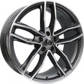 Diewe Alito platins machined Alufelge 9x20 Zoll ET25 LK 5x112 ML66.6