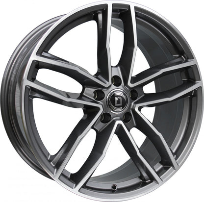 Diewe Alito platins machined Alufelge 9x20 Zoll ET25 LK 5x112 ML66.6