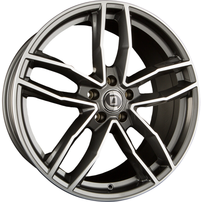 Diewe Wheels Alito PLATIN S MACHINED - Anthrazit Glanz Frontpoliert Alufelge 9x20 Zoll ET25 LK 5x112 ML66.6 – Bild 5