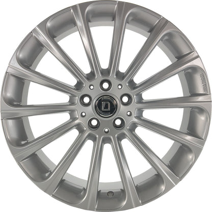 Diewe Turbina argento silber Alufelge 9.5x19 Zoll ET45 LK 5x112 ML66.6 – Bild 2