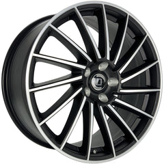 Diewe Briosa nero machined Alufelge 8x18 Zoll ET33 LK 5x110 ML65.1