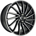 Diewe Briosa nero machined 8.5x20 ET45 - LK5/112 ML57.1
