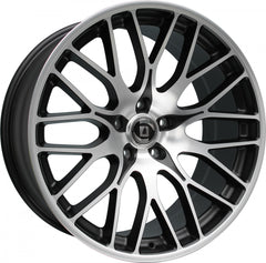 Diewe Fina nero machined Alufelge 8.5x19 Zoll ET45 LK 5x108 ML63.4