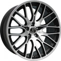 Diewe Fina nero machined Alufelge 8.5x19 Zoll ET45 LK 5x120 ML65.1