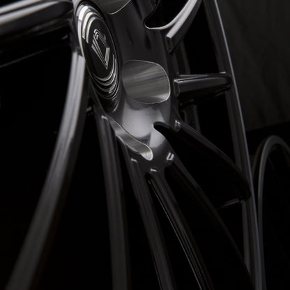 Diewe Wheels Briosa NERO S MACHINED LIP - Schwarz Glanz Hornpoliert Alufelge 8x18 Zoll ET30 LK 5x112 ML66.6 – Bild 4