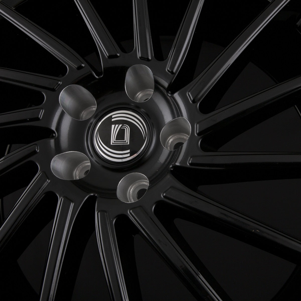 Diewe Wheels Briosa NERO S MACHINED LIP - Schwarz Glanz Hornpoliert Alufelge 8x18 Zoll ET30 LK 5x112 ML66.6 – Bild 5