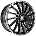 Diewe Briosa neros machined lip Alufelge 8x18 Zoll ET43 LK 5x112 ML66.6