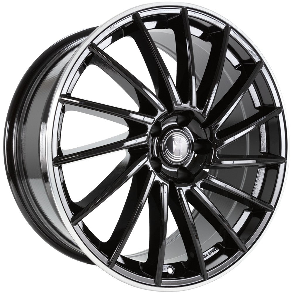 Diewe Briosa neros machined lip Alufelge 8x18 Zoll ET43 LK 5x112 ML66.6