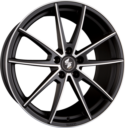 Etabeta Manay Black Matt Full Polish Alufelge 8.5x19 Zoll ET47 LK 5x112 ML78.1 – Bild 2
