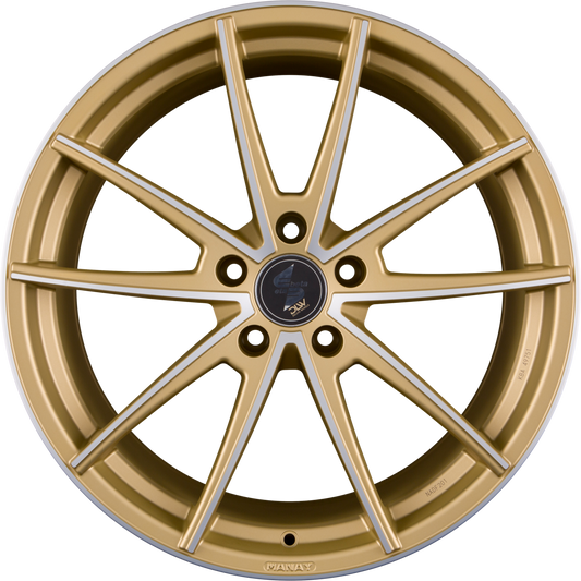 Etabeta Manay Gold Matt Full Polish Alufelge 8.5x19 Zoll ET45 LK 5x130 ML71.6