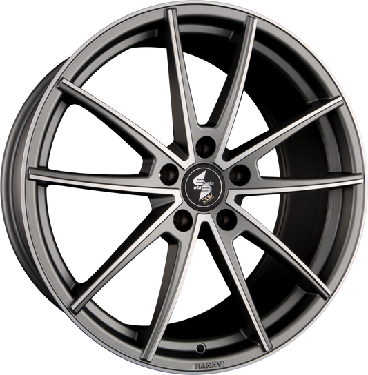 Etabeta Manay Anthracite Matt Full Polish Alufelge 9x20 Zoll ET25 LK 5x112 ML78.1 – Bild 2