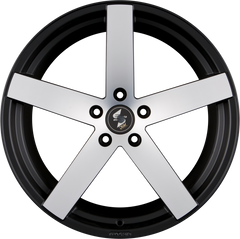 Etabeta Uros Black Matt Polish Alufelge 8.5x19 Zoll ET45 LK 5x130 ML71.6