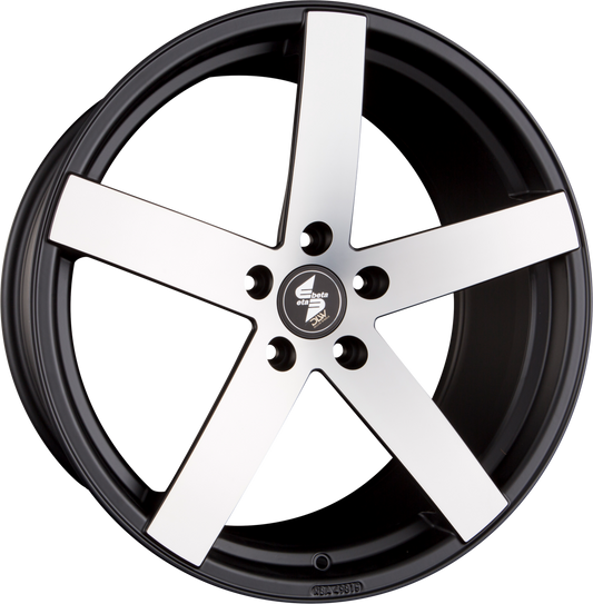 Etabeta Uros Black Matt Polish Alufelge 9x20 Zoll ET35 LK 5x112 ML78.1 – Bild 2