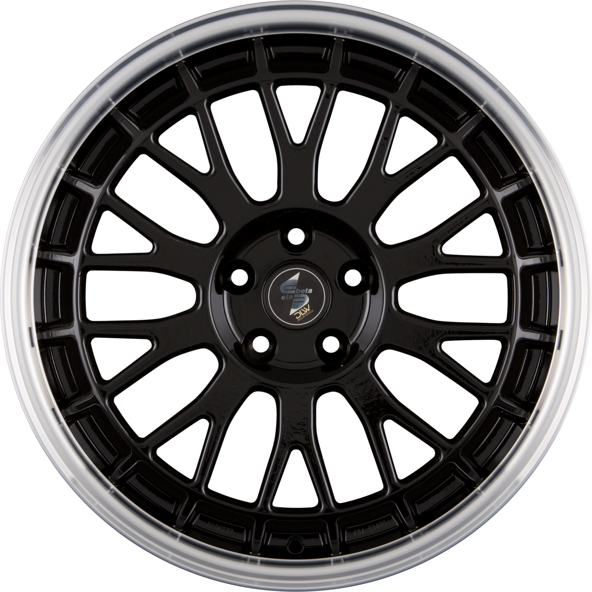 Etabeta Unit Shiny Black Lip Polished Alufelge 8.5x19 Zoll ET50 LK 5x112 ML78.1