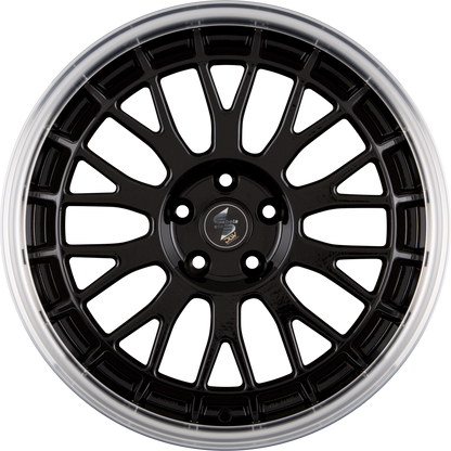 Etabeta Unit Shiny Black Lip Polished Alufelge 8.5x19 Zoll ET25 LK 5x112 ML78.1