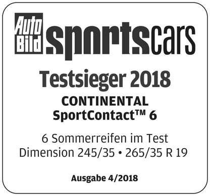Continental Sportcontact 6 MO1B XL 265/40 R20 104 (Z)Y Sommer