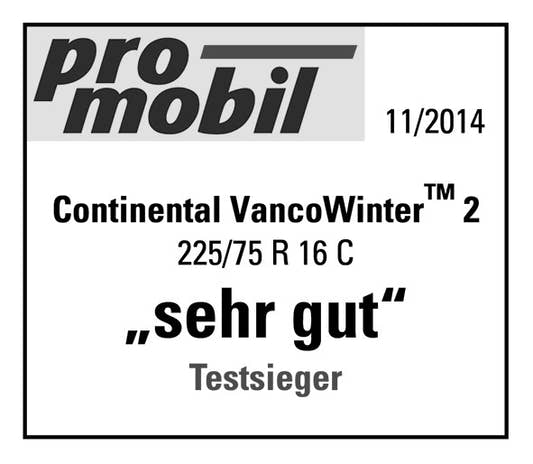 Continental Vanco Winter 2 3PMSF 205/65R16C 107/105 T (103 T)T Winter