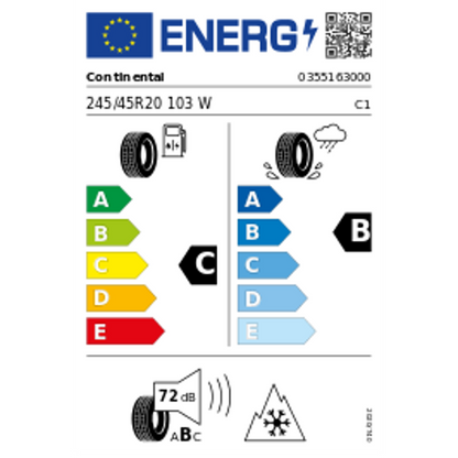 Continental WinterContact TS 850 P 245/45 R20 103W Winter – Bild 3