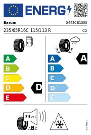 Barum Vanis AllSeason M+S 3PMSF 235/65 R16 115/113R Ganzjahr