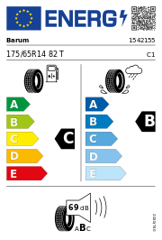 Barum Bravuris 6 Elect 175/65 R14 82T Sommer