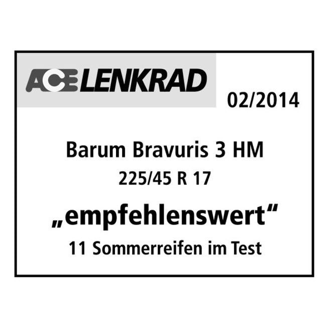 Barum Bravuris 3 HM 205/50 R16 87V Sommer – Bild 3