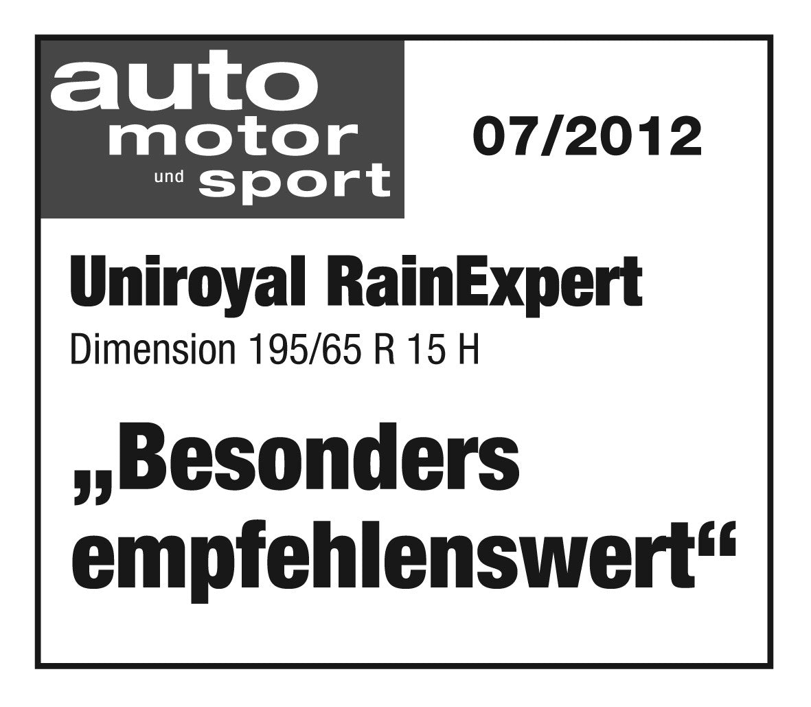 Uniroyal Rainexpert 175/80 R14 88H Sommer – Bild 4