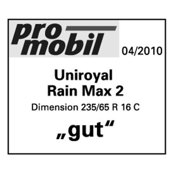 Uniroyal Rain Max 2 165/70R13C 88/86R Sommer – Bild 3