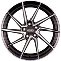 Dotz Spa DARK - Schwarz Glänzend Frontpoliert Alufelge 8x18 Zoll ET40 LK 5x114.3 ML71.6