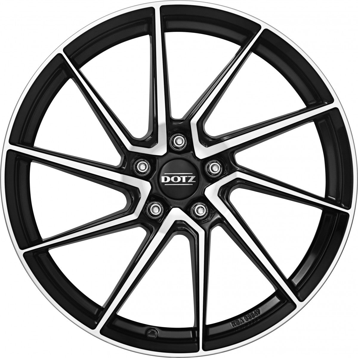 Dotz Spa black polished 8x18 ET48 - LK5/114.3 ML71.6 – Bild 2