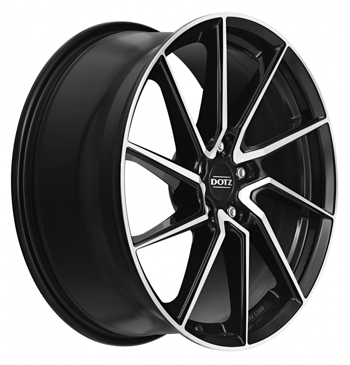 Dotz Spa black polished 8x18 ET48 - LK5/114.3 ML71.6 – Bild 3