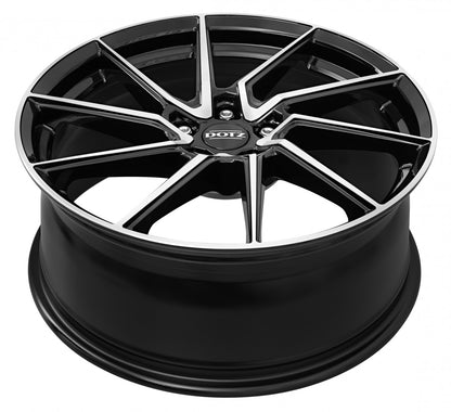 Dotz Spa black polished 8x18 ET48 - LK5/114.3 ML71.6 – Bild 4