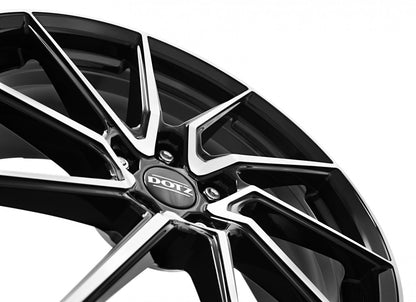 Dotz Spa black polished 8x18 ET48 - LK5/114.3 ML71.6 – Bild 7